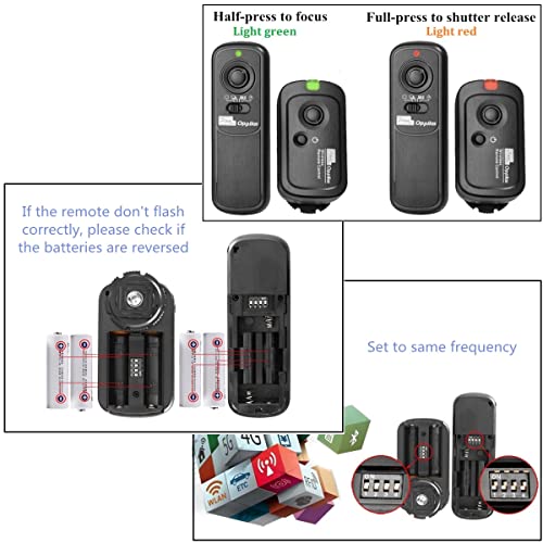 Pixel RW/DC0 Camera Remote Release Wireless Control Compatible with Nikon 221-DC0 for Nikon