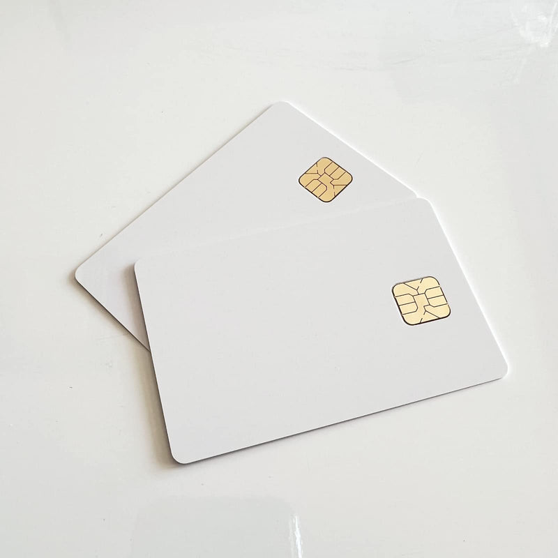 [Australia - AusPower] - AT24C64 Chip Smart IC Card with 64K EEPROM Memory ISO 7816 Programmable White Blank PVC Card 10pcs by XCRFID 