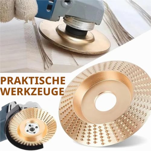 Polishing Pad for Angle Grinder, 3-Piece Angle Grinder Polishing Pad, High Performance Wood Carving Disc Set, Tungsten Carbide Sanding Discs (Mix) Mix