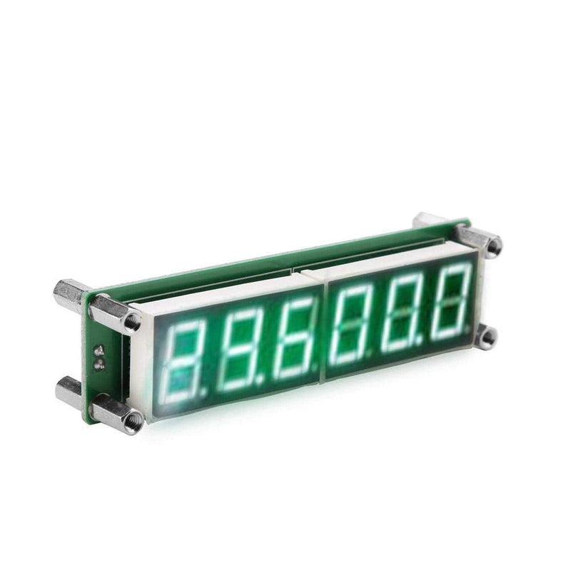 PLJ-6LED-H LED Display Digital Frequency Counter Cymometer Tester Frequency Measurement Modules 1MHz- 1000MHz (green)