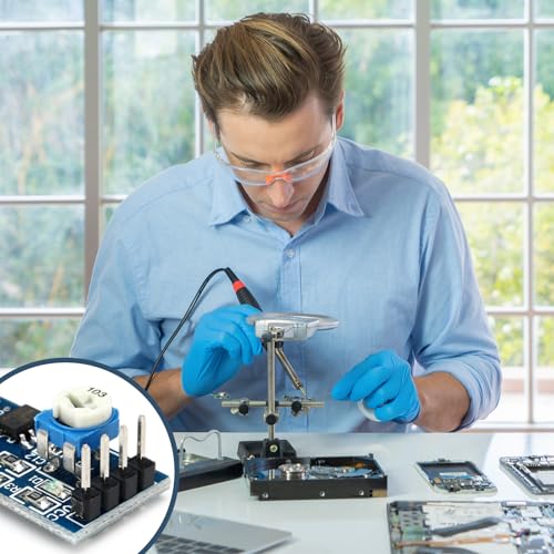 Trimmer Potentiometer Set 120 Pieces Adjustable Resistors Set 24 Values 100 Ω to 2 MΩ, Variable Resistance Assortment for PCB, Electronics and DIY