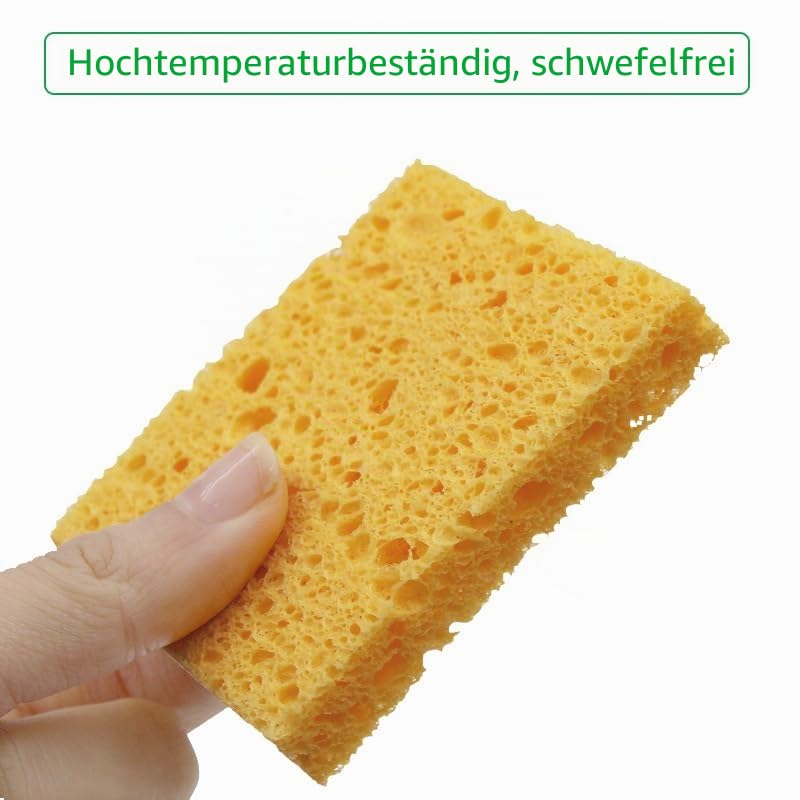 Pack of 20 Professional Soldering Sponge Cleaning Sponge Soldering Iron (6.7 x 6.7 x 1 cm), Cleaner Sponges for Soldering Tips, Soldering Tip Cleaner Sponge & Soldering Tip Reactivator, Soldering Accessories & Soldering Accessories 6,7*6,7*1 cm
