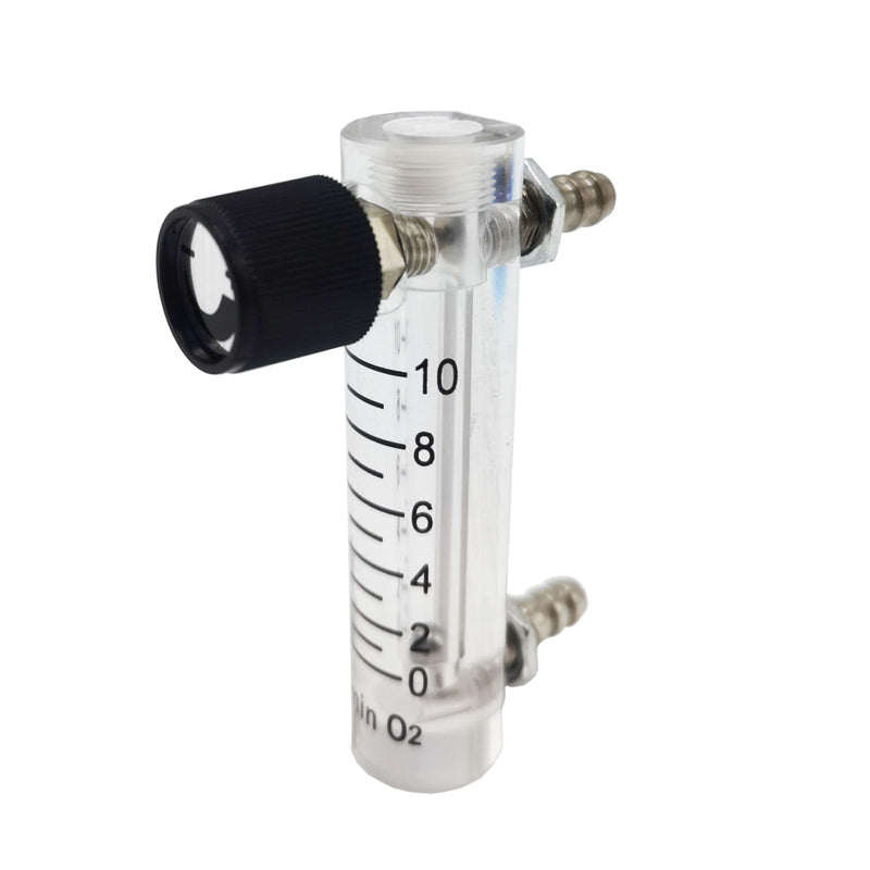 [Australia - AusPower] - Oxygen Flow Meter 0-10LPM Flowmeter for Fluid Filtration System Oxygen Air Flowmeter Gas Regulator Acylic Flow Meter with Control Valve for Oxygen/Air/Gas 