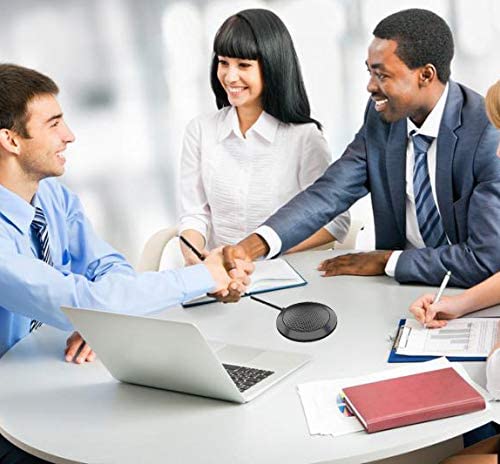 [Australia - AusPower] - Conference USB Microphone, Computer Desktop Mic with LED Indicator, TKGOU Plug & Play Omnidirectional Condenser PC Laptop Mics for Online Meeting/Class,Skype,Recording,Chatting,Zoom,(Windows/Mac OS X) DM2 