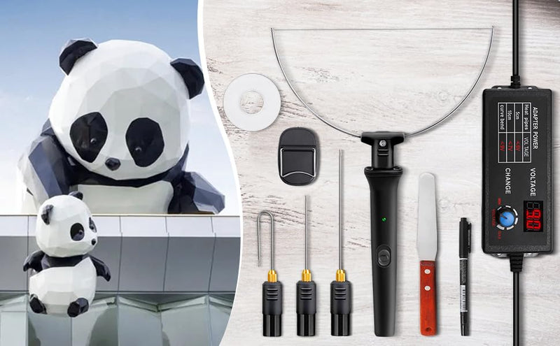 [Australia - AusPower] - Hot Foam CutterFoam Cutter Electric Cutting Machine Pen Tools Kit with 110-240V/0-28W Digital Voltage Controller Electric Cutting Machine Pen Tool 