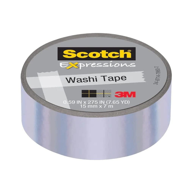 Scotch Expressions Washi Crafting Tape: 0.59 in. x 393 in. (Iridescent Purple)