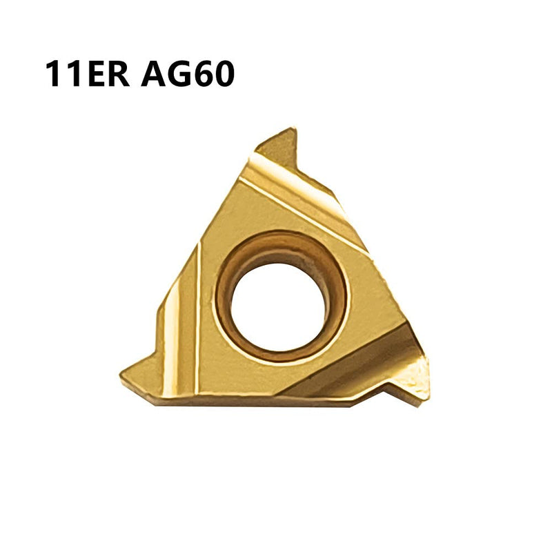 [Australia - AusPower] - Lathe Threading Inserts 11ER AG60 + 11IR AG60 Carbide Inserts for External Thread/Internal Thread Turning Tool Holders for for Stainless Steel and Iron,20pcs… 11ER/11IR 