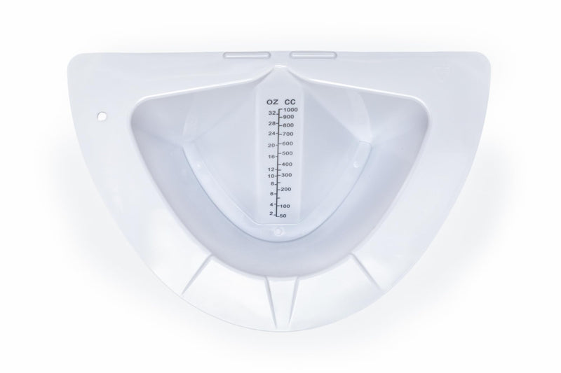 [Australia - AusPower] - Graduated Specimen Collector Pans 32oz - Urine Measuring Container, Smooth High Gloss, Transparent, Pour Spout, Flat Bottom, Durable for Healthcare & Home Use (2, 32oz) 2 