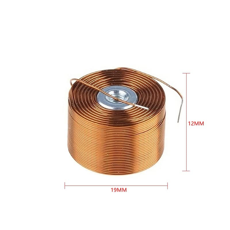 5/10pcs Copper Solenoid Coil DIY Coil High Quality Copper Coil Electromagnetic Induction Experiment Coil 19x12mm (Pack of 10)