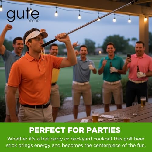 Golf Beer Bong Golf Club - Novelty Party Gift for Golfers, The Ultimate Sports Gift for Dad, Boyfriend, Him, Golf Lover - Gag Gift, College Frat Gift Holds 12 Ounces!