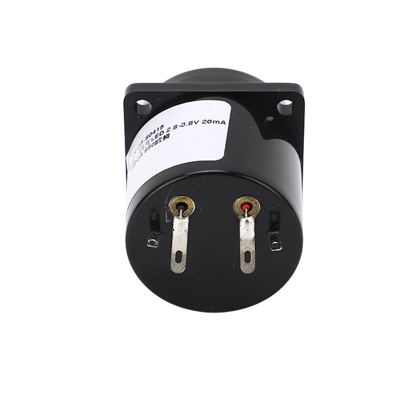 [Australia - AusPower] - Vu Meter, Yellow Pointer Dial White LED Backlit Vu Meter Audio Db Meter VU Meter for Home Car Audio Modification 