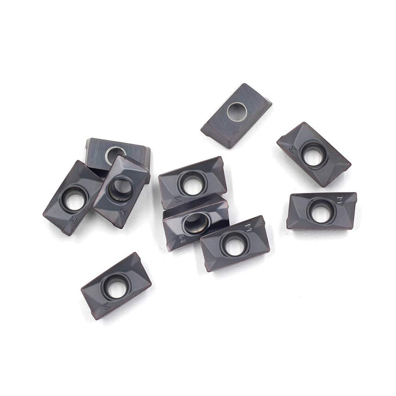 [Australia - AusPower] - OSCARBIDE Carbide Inserts APKT1604 TiAlN Coated Indexable Milling Inserts APKT Style,10 Piece/Box 