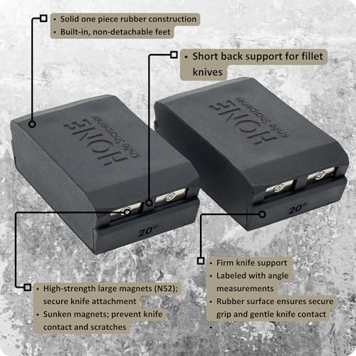 𝗛𝗢𝗡𝗘 𝗙𝗶𝗹𝗹𝗲𝘁 𝗞𝗻𝗶𝗳𝗲 𝗛𝗼𝗹𝗱𝗲𝗿: for 𝗛𝗢𝗡𝗘 𝗞𝗻𝗶𝗳𝗲 𝗦𝗵𝗮𝗿𝗽𝗲𝗻𝗲𝗿, Non-Slip Grip, Long & Flexible Blade Support with 𝗡52 𝗡𝗲𝗼𝗱𝘆𝗺𝗶𝘂𝗺 𝗠𝗮𝗴𝗻𝗲𝘁𝘀.