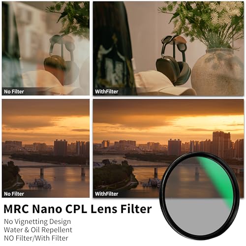 67mm CPL Circular Polarizing Filter,Polarizer, Multicoated 67