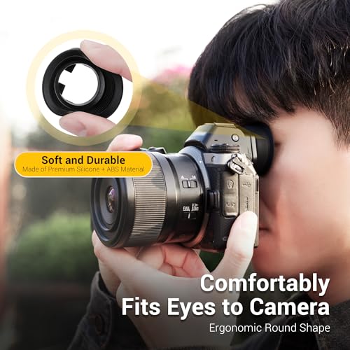 Kiwifotos Round Eyecup Eye Cup Eyepiece for Nikon Z6 III II Z7 II Z5 II Z5 Nikon DK-29 Replacement - Round
