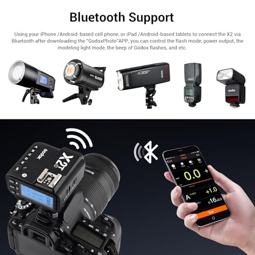 Godox X2T-C TTL Wireless Flash Trigger for Canon with 1/8000s HSS