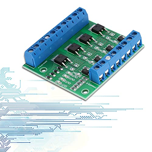 Pwm Fet Mosfet 3 4 Channel PWM 4 Channel Mos Fet Module PLC Amplifier Board Driver Module 3 20V to 3.7 27Vdc 10A