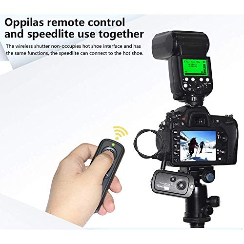Pixel Oppilas 2.4g Digital Wireless Remote Shutter Switch N3 for Canon EOS 7D,6D, 5D, 1Dseries, D30, D60, 10D, 20D, 30D, 40D, 50D Cameras, Replaces Can RS-80N3