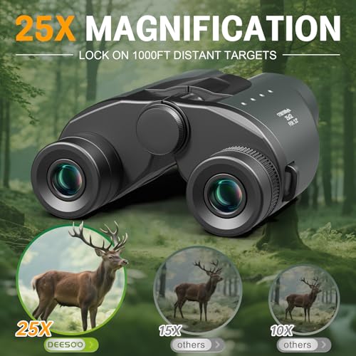 25x32 Compact High Power Binoculars for Adults Bird Watching