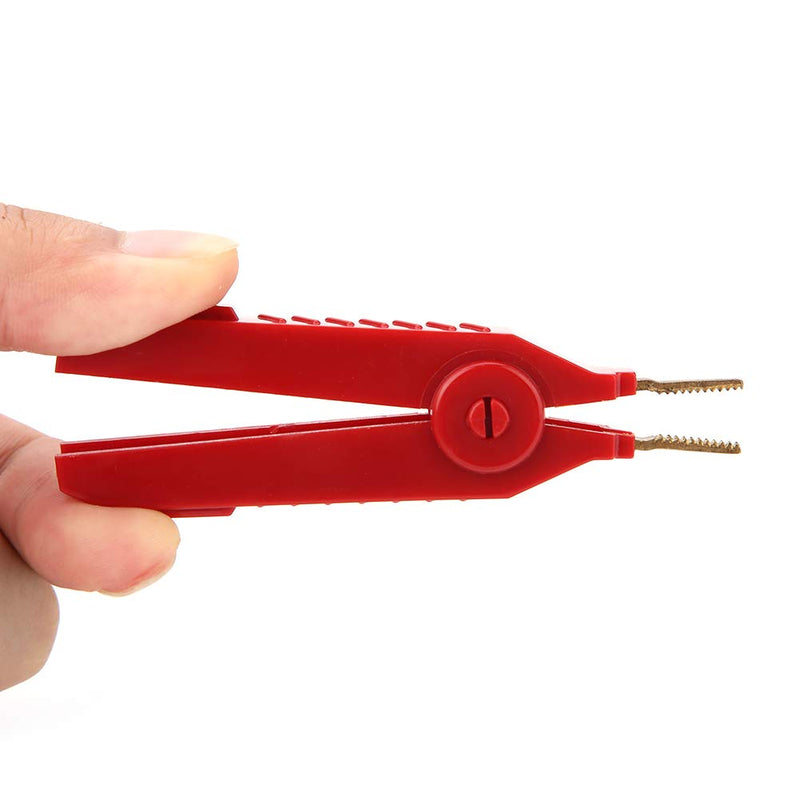 [Australia - AusPower] - Clips, P2004 3Pcs Copper Gold Plated Kelvin Test Clip 20A 