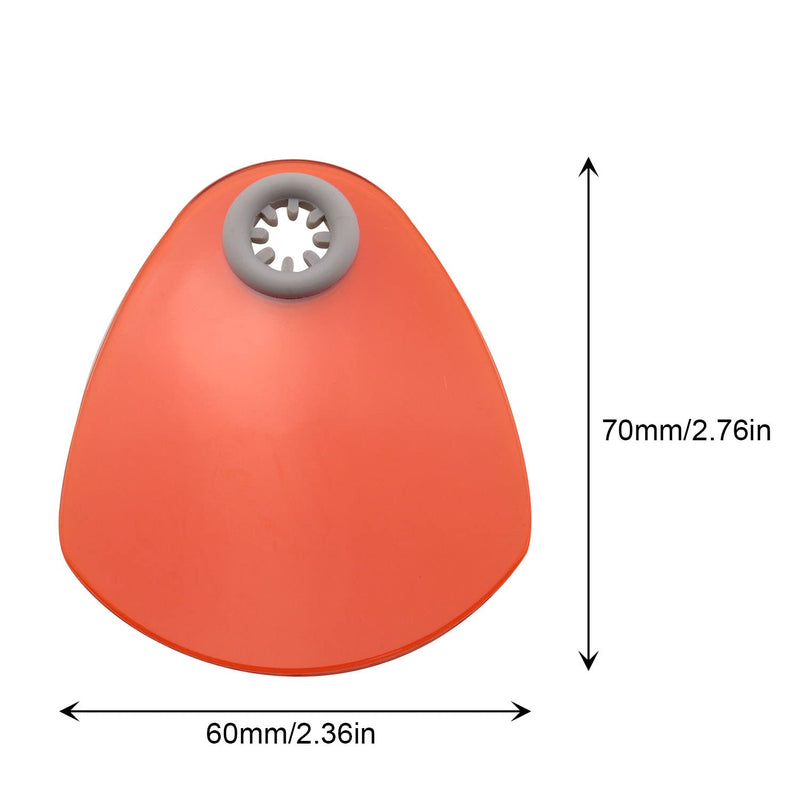 [Australia - AusPower] - 2pcs Dental Shield for Dental Curing Light for Dental Use Plastic Dental Shield Plate Shade Board Curing Light Hood for Curing Lamp Replacement 