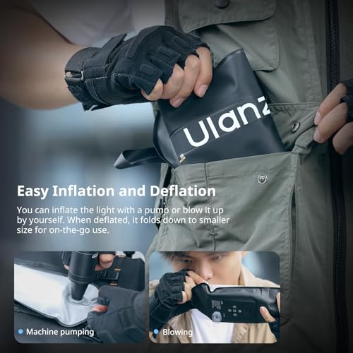 Ulanzi UA20 20W Bi-Color Magnetic Inflatable Tube Light, 2700K-6500K CRI95
