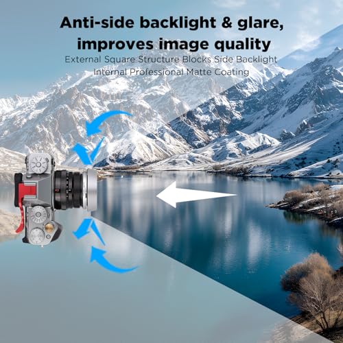 Haoge LH-FJ35S Bayonet Round Metal Lens Hood for Fujifilm Fuji Fujinon XF 35mm F2 R WR XF35mmF2, XF 23mm F2 R WR XF23mmF2 and XC 35mm F2 XC35mmF2 Lens Replace LH-XF35-2 Silver