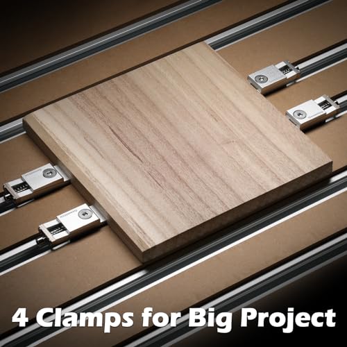 Genmitsu T-Track Mini Vise Hold Down Clamp Kit [4PCS] Compact