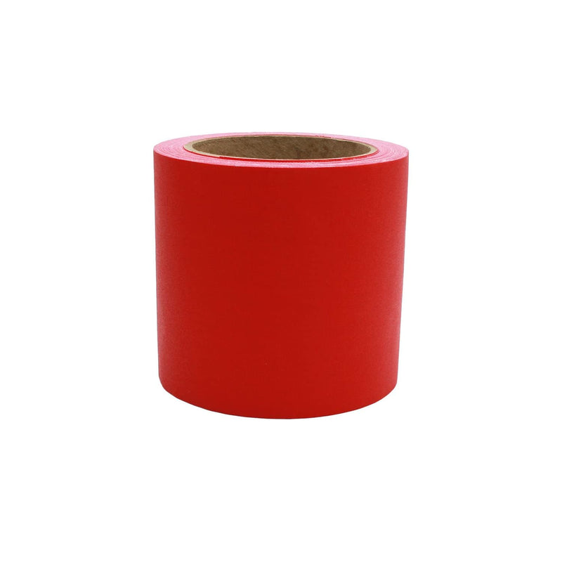 ChromaLabel Non-Reflective Multi Purpose Professional Grade Gaffer Tape Matte Finish, 15 Yards Per Roll, 4 Inch, Red 4" Wide