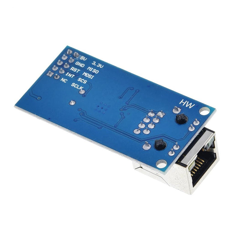 Hailege 2pcs W5500 LAN Ethernet Network Module 3.3V / 5V Support TCP / IP51 / STM32 Microcontroller Program with 32k Bytes SPI over W5100