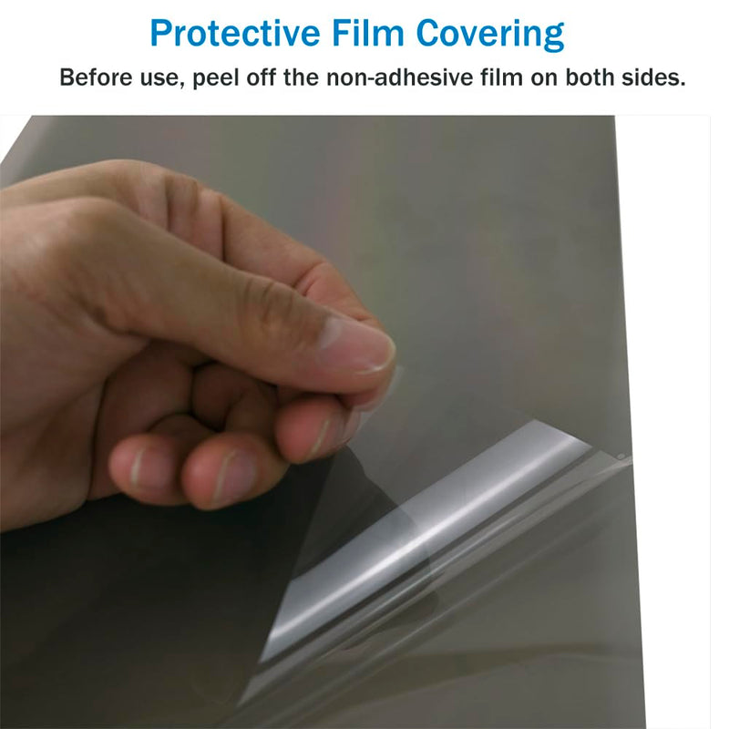 [Australia - AusPower] - Polarized Film Sheets 3 PCS 7.8 x11.8inches/20x30cm Polarizer Linear Polarizing Filter Non-Adhesive for Educational Physics Photography Lighting 