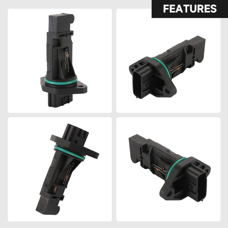 Mass Air Flow Sensor Meter Sensor MAF Sensor - Compatible for Nissan Sentra 1.8L AT Sedan 1.8 1.8S 2000-2003 for Nissan Sentra 2.0L AT Sedan SE 2000-2001 - Replace Part 22680-5M000