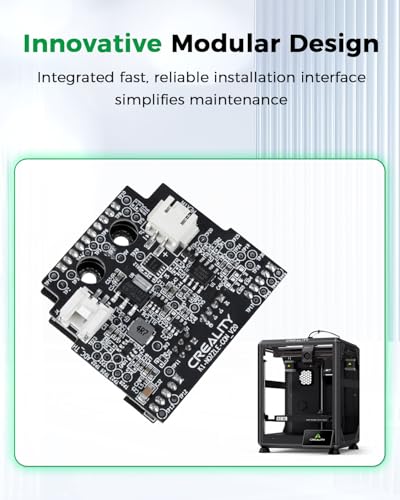 Creality Official K2 SE Toolhead Board, K2 SE PCB Board_GD32F303CBT6, High Performance MCU, Plug & Play Installation, Official Hotend Adapter Plate for K2 SE Printer