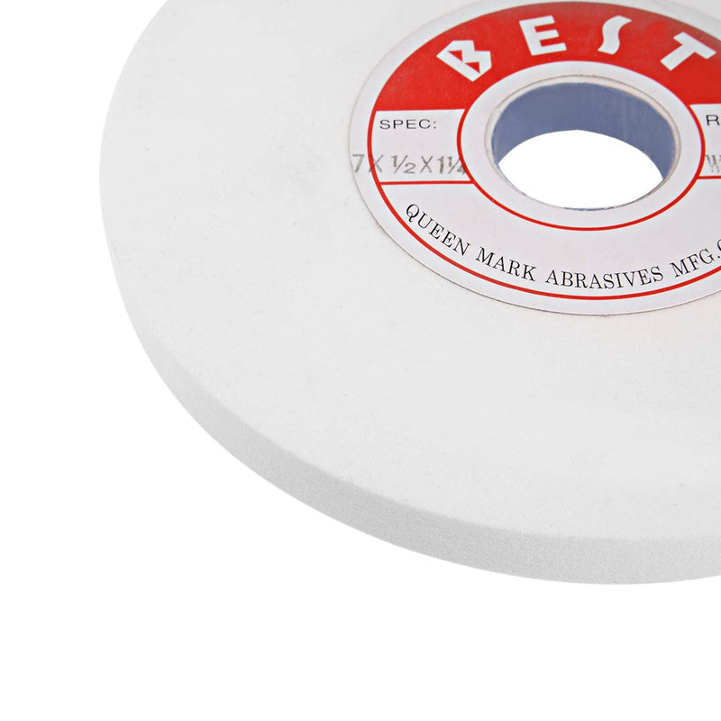 [Australia - AusPower] - uxcell 7-Inch Bench Grinding Wheels White Aluminum Oxide WA 120 Grit for Surface Grinding 