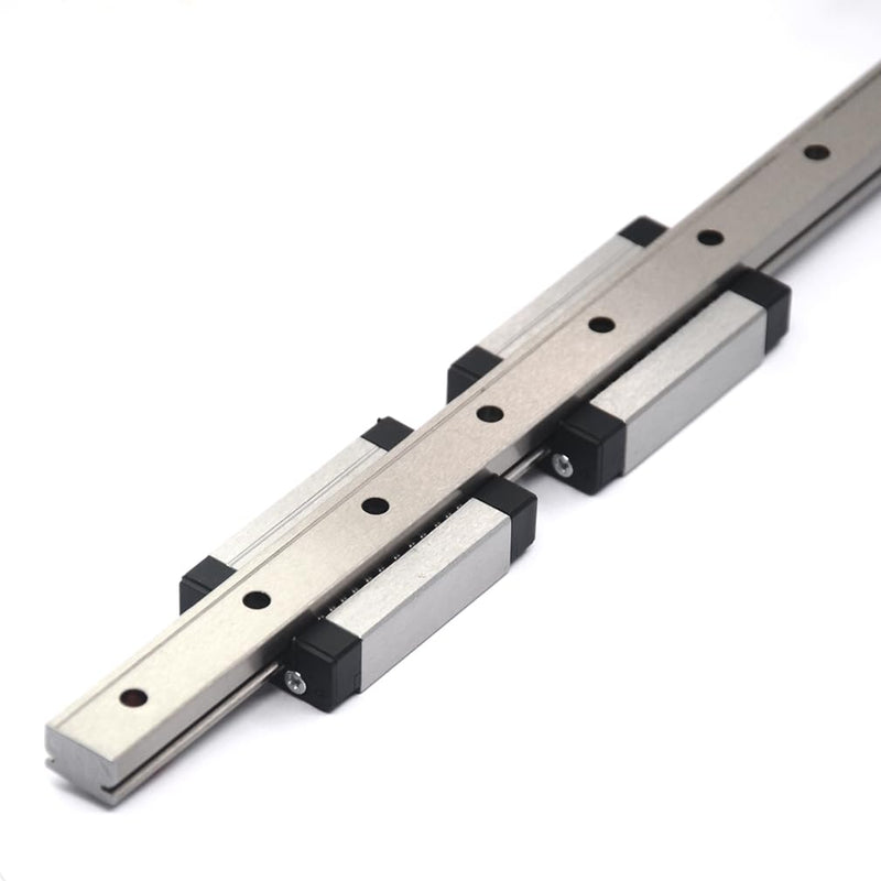 [Australia - AusPower] - 350mm MGN12 Linear Rail Guide with Dual Black MGN12H Carriage Block for 3D Printer and CNC Machine 350mm Rail + 2 x MGN12H(Black) 