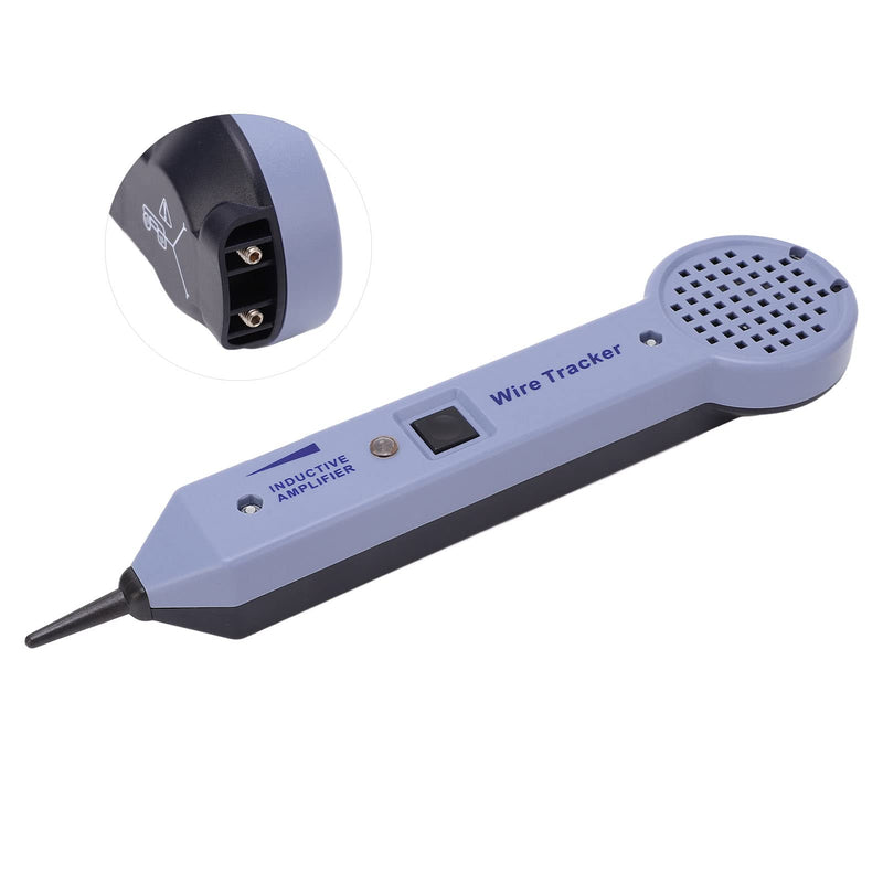 [Australia - AusPower] - lyrlody 200EP Network Cable Tracing Tester Kit, Audio Adjustable Cable Toner Detector, Network Cable Tester with Induction Amplifier, for Cable Repair and Maintenance 