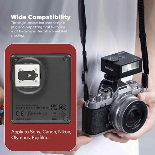 Godox iM30 Mini Flash for Canon/Sony/Fujifilm/Nikon/Panasonic/Olympus iM30 without Diffuser