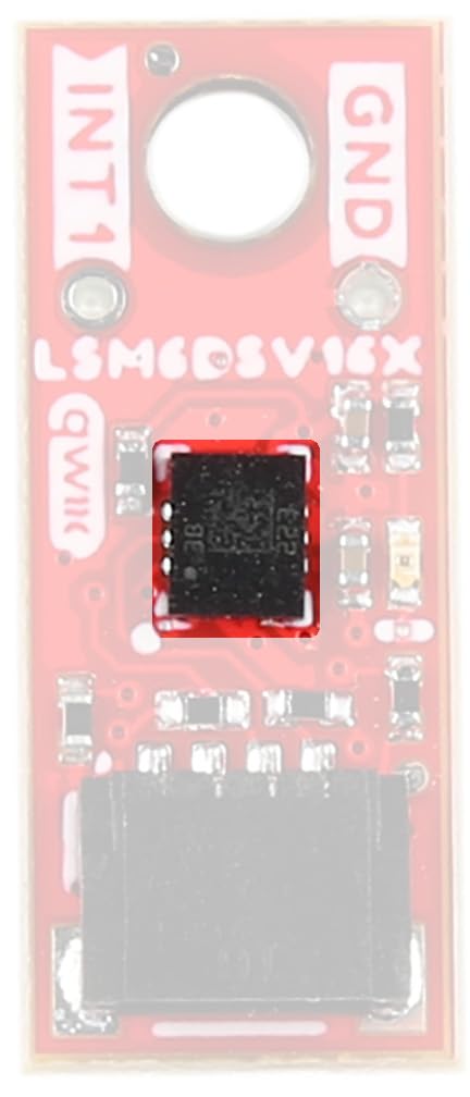 [Australia - AusPower] - SparkFun Micro 6DoF IMU Breakout - LSM6DSV16X (Qwiic) Low-Power 6-axis IMU, Featuring 3-axis Digital Accelerometer, 3-axis Digital Gyroscope, Triple core, Dimensions: 0.3in. x 0.75in. 