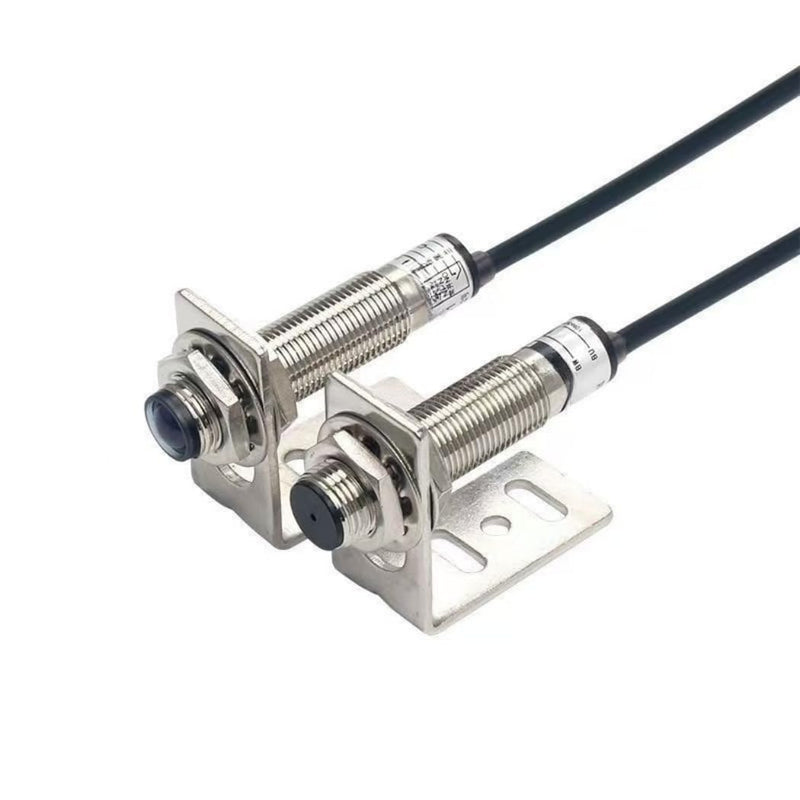 [Australia - AusPower] - 1 Pair photoelectric Switch 0-20M Laser Sensor Switch Through-Beam Reflection Optical Photoelectric Sensors 6-36V Proximity Switch E3F-20M-NO-12MM Regular Industry 