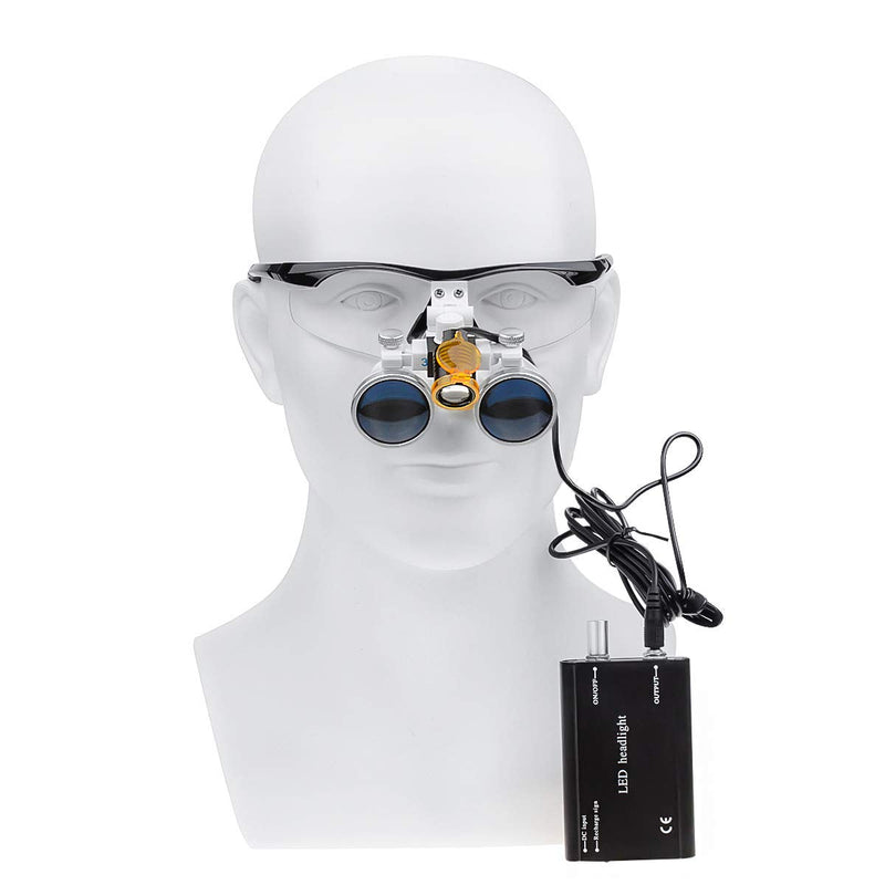 [Australia - AusPower] - 3.5X-420mm Loupe with 3W Headlamp (Black) Black 