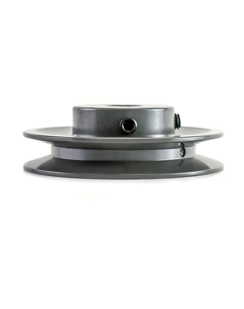 [Australia - AusPower] - QWORK AK3558 Single Groove Web Sheaves, 3.55" OD 5/8" Bore V-Belt Sheave, A Belt Section, Cast Iron,for V-Belt 1 Pack 