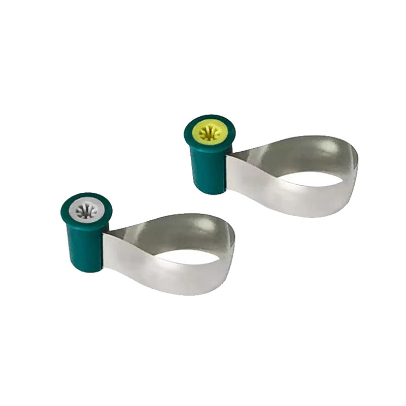 [Australia - AusPower] - Dental Sectional Matrix System, Adjustable Dental Matrices Matrix Bands, Double-Side Contoured Anatomically Shaped Matrix Bands, Dental Stainless Steel Knob Type Matrix Bands.-Yellow 50pcs Yellow 