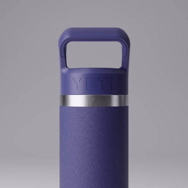 YETI Rambler 18 oz Bottle, Vacuum Insulated, Stainless Steel with Straw Cap, Moon Dust Moon Dust - Textured