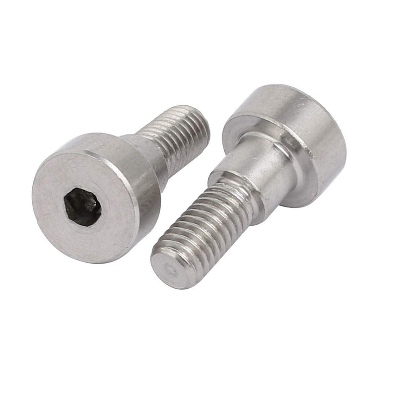 [Australia - AusPower] - uxcell 5pcs 304 Stainless Steel Hex Socket Shoulder Bolt 6mm Shoulder Dia 5mm Shoulder Length M5 Thread 6mm x 5mm 