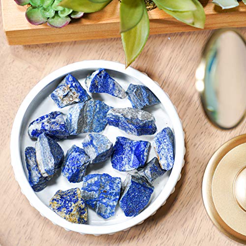 Crystal Allies 1 Pound Bulk Rough Lapis Lazuli Reiki Crystal Healing Stones Large 1" 1 lb