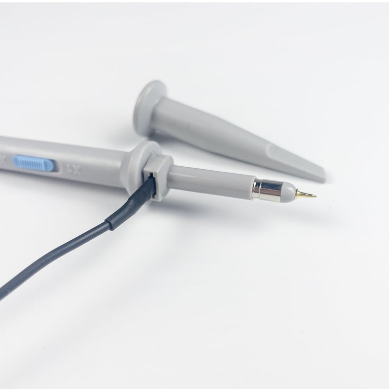 [Australia - AusPower] - OWON Universal Oscilloscope Probe Kit, 200 MHz, BNC Oscilloscope Clamp Button Head Damping Can Be Adjusted by 1x or 10x Slide Switch for Oscilloscopes Probe/200 MHz 