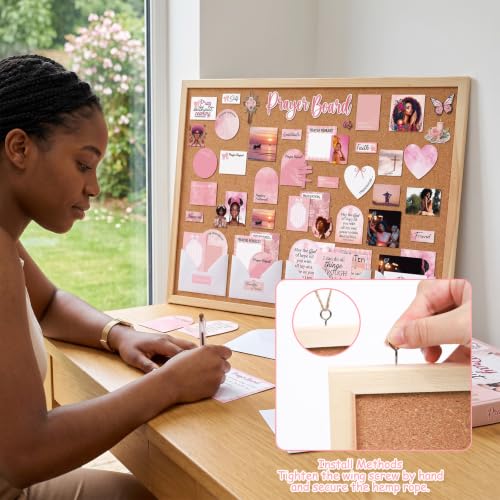 Rngmsi 163 Pcs Black Women Prayer Board Kit Christian Prayer Board Supplies