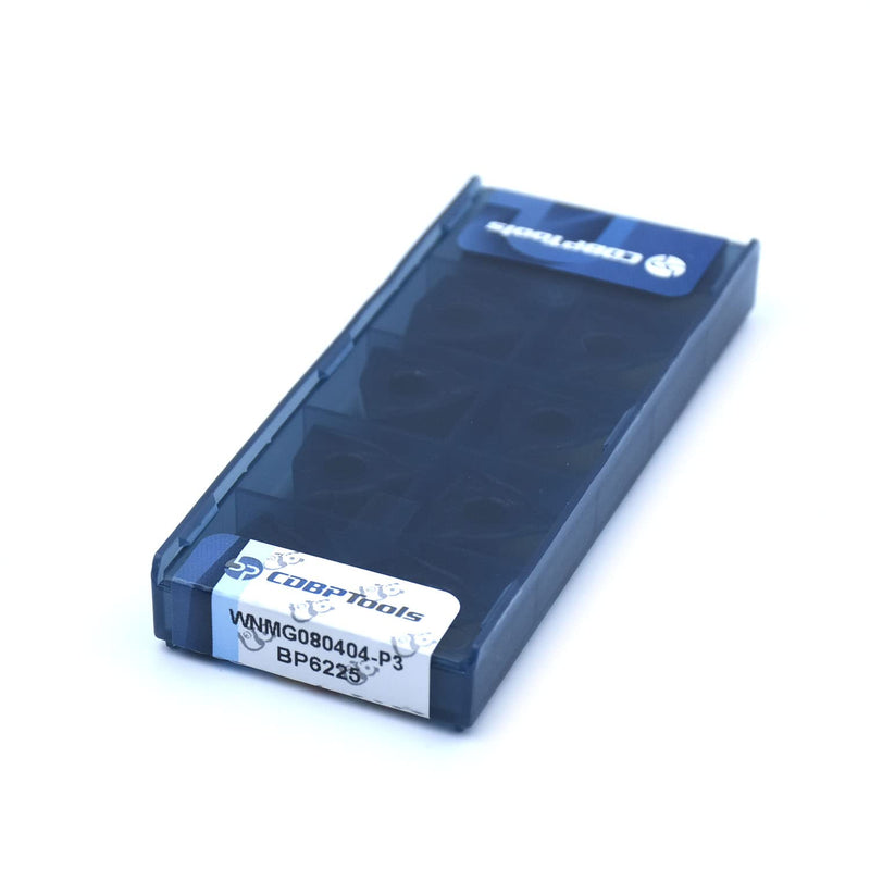 [Australia - AusPower] - CNC Carbide Inserts WNMG431 / WNMG080404-MD for Metal Cutting steel, Semi-Finishing chipbreaker for Turning Cutter, 10 PCS. 