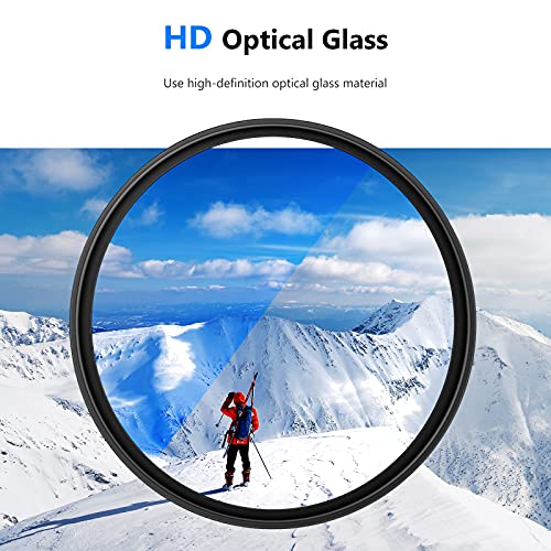 NEEWER 67mm MRC UV Protection Filter 30 Layers Nano Multi-Resistant Coatings/HD Optical Glass/Water Repellent/Scratch Resistant/Aluminum Alloy Ultra Thin Frame/Ultraviolet Filter HD