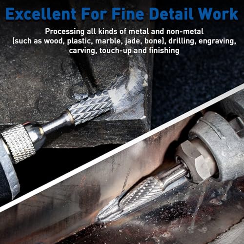 Shengbenhao 30-piece carbide burr set with 1/8-inch shanks for Dremel rotary tools